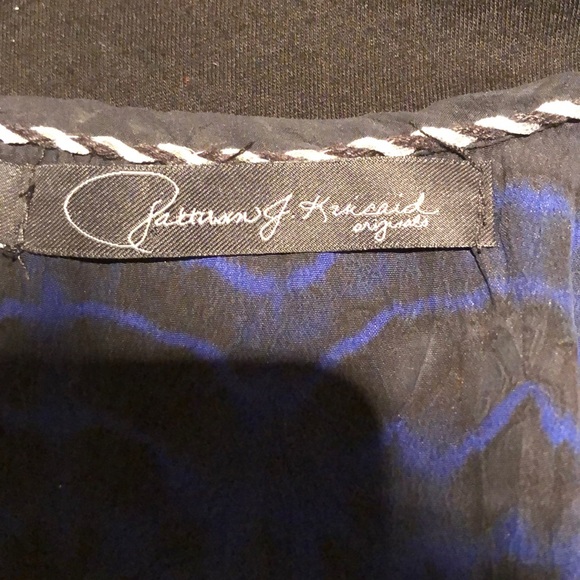 Silk tye dye racer back tank top - Picture 3 of 3